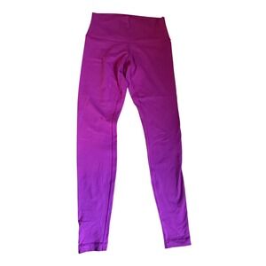 Lululemon Womens Purple High Rise Yoga Pants Athletic Leggings See‎ Measurements